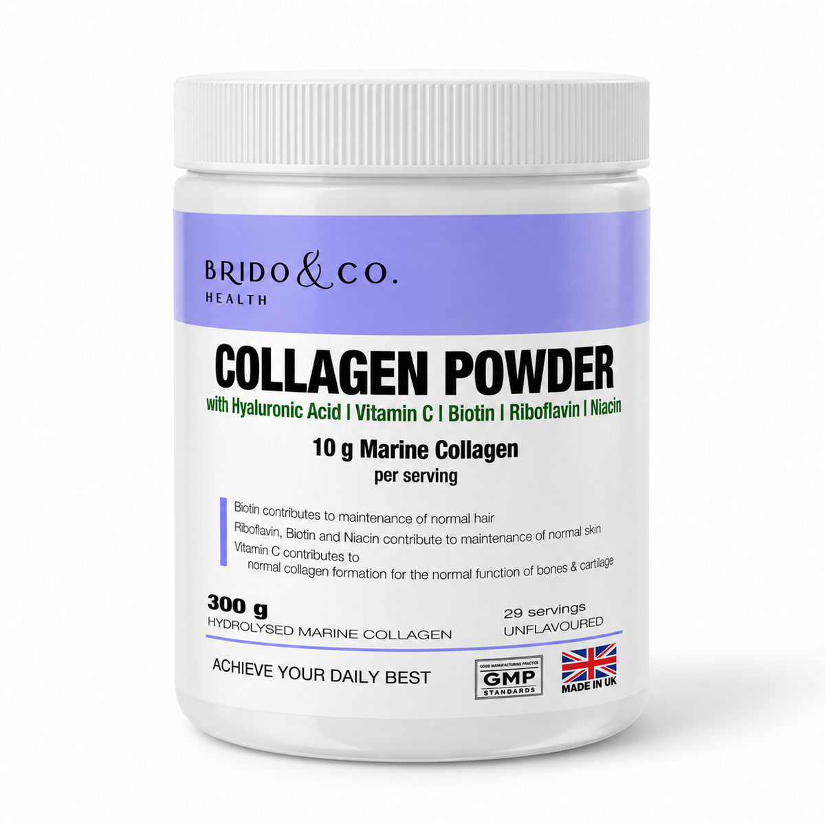 Brido & Co. Hydrolysed Marine Collagen Complex Powder